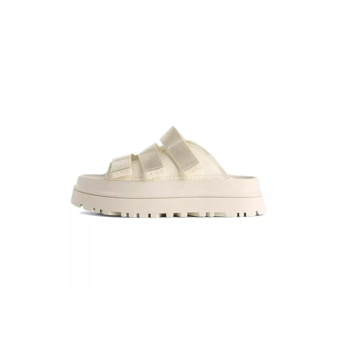 Goldenglow Slide Mules - Beige/Ecru