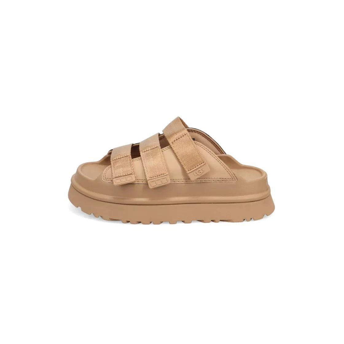 Goldenglow Slide Mules - Beige/Brown