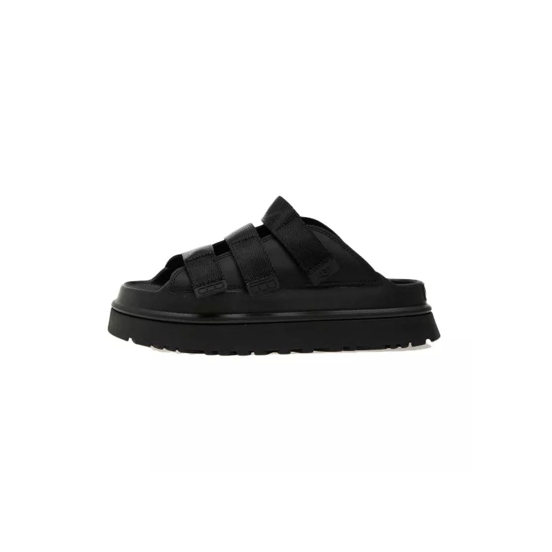 Goldenglow Slide Mules - Black/Black