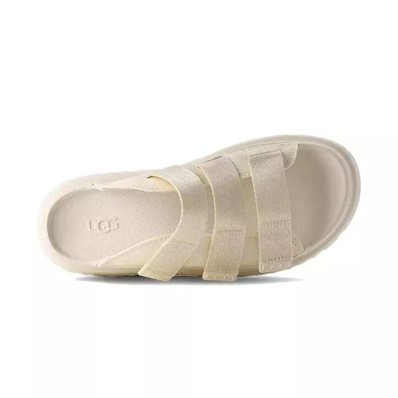 Goldenglow Slide Mules - Beige/Ecru
