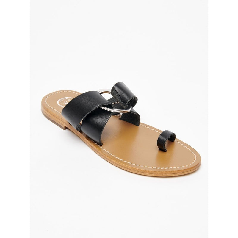 White Sun - Mules Entre Doigts Emrati - Noir - Femme
