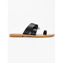 White Sun - Mules Entre Doigts Emrati - Noir - Femme