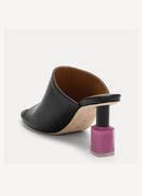 Loewe - Mules À Talon Vernis - Black - Femme