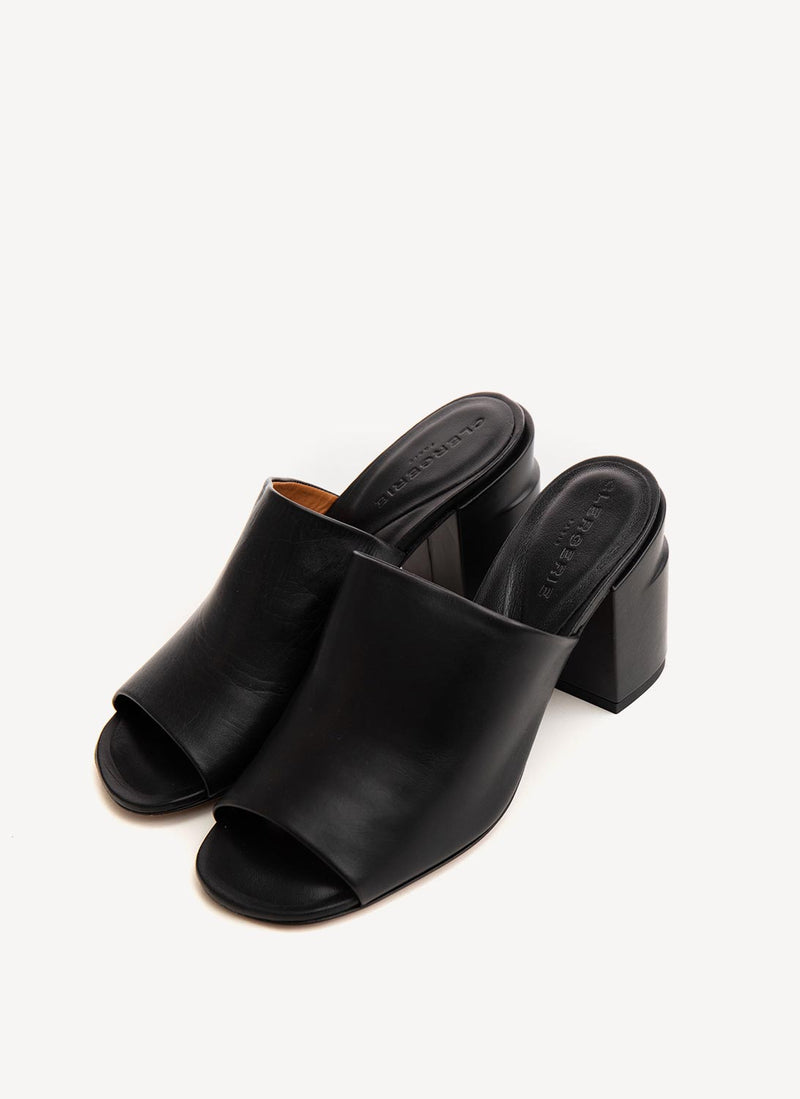 Clergerie - Mules A Talons Allegria - Noir - Femme