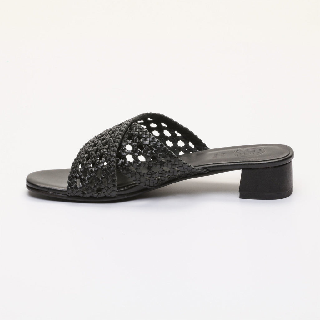 Mules À Talons Cholena - Noir - Femme