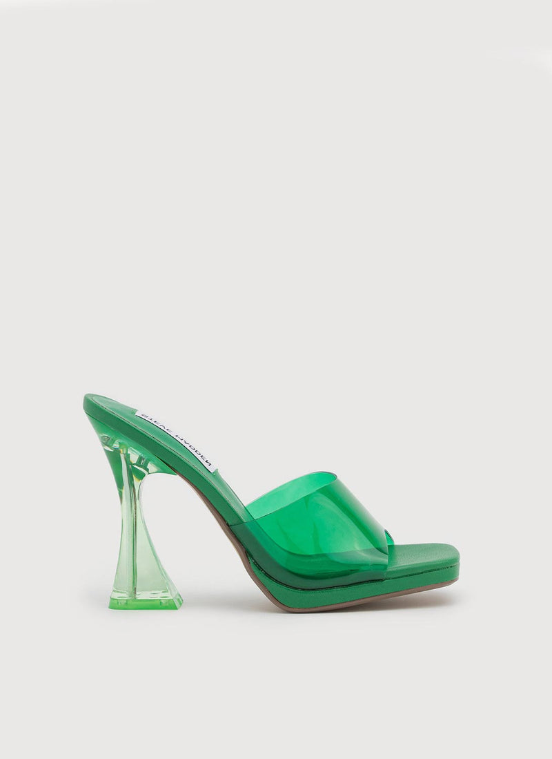 Steve Madden - Mules À Talons Lipa - Green - Femme