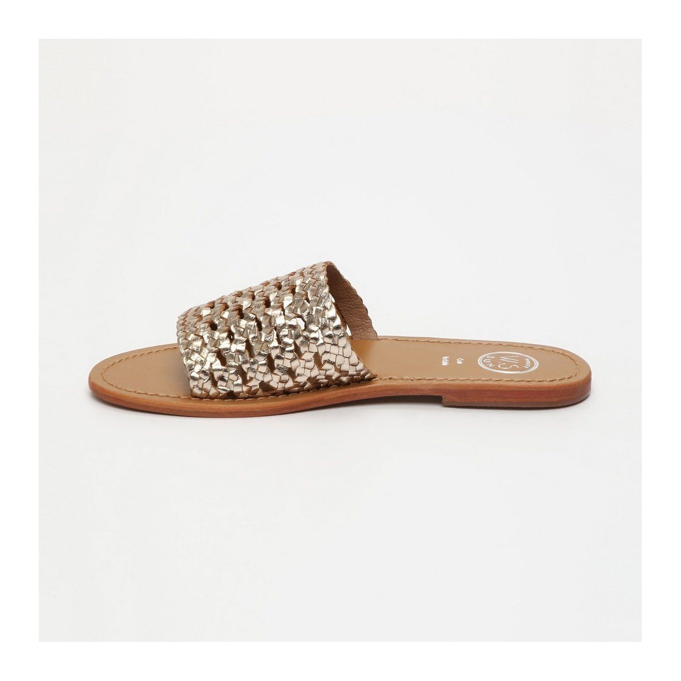 White Sun - Alboraya Mules - Goat Gold (Canné) - Gold