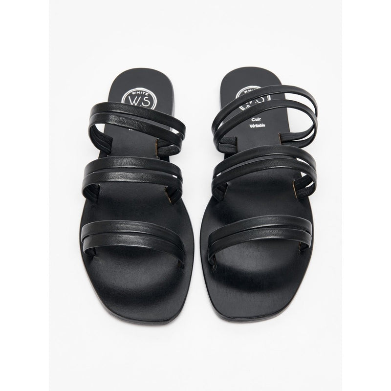 White Sun - Mules Ataroa - Noir - Femme