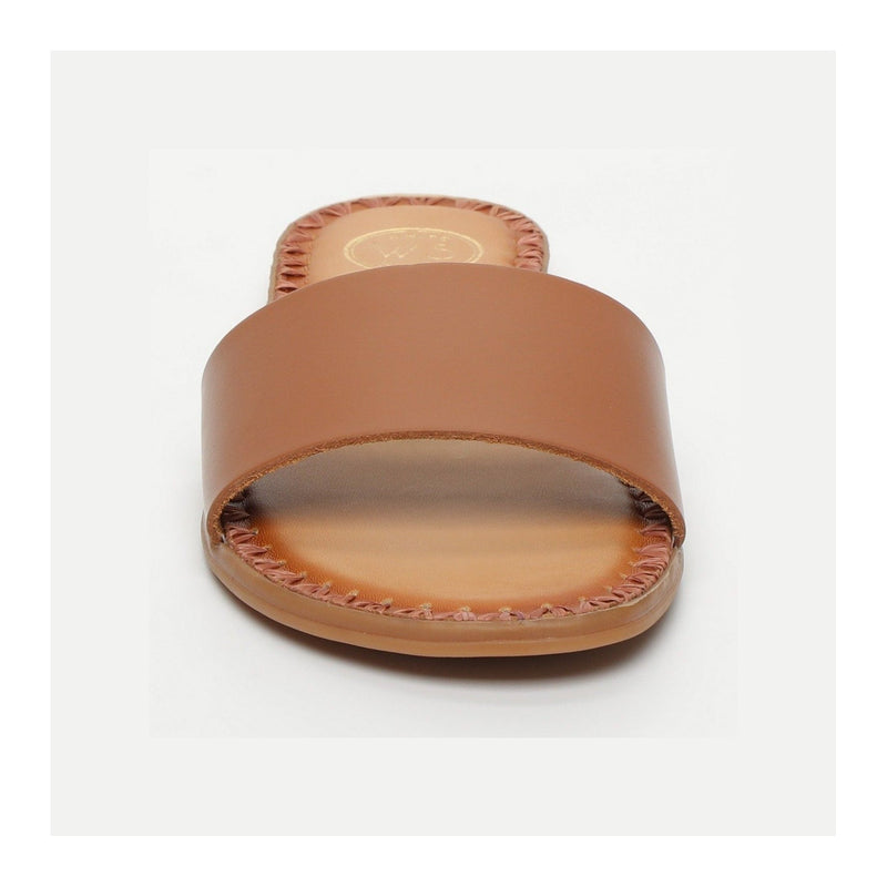 Sol Blanco - Mules Azio - Camel Buff - Marrón