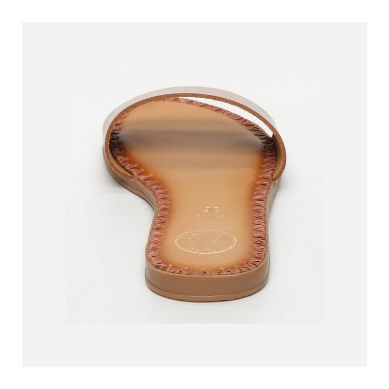 Sol Blanco - Mules Azio - Camel Buff - Marrón