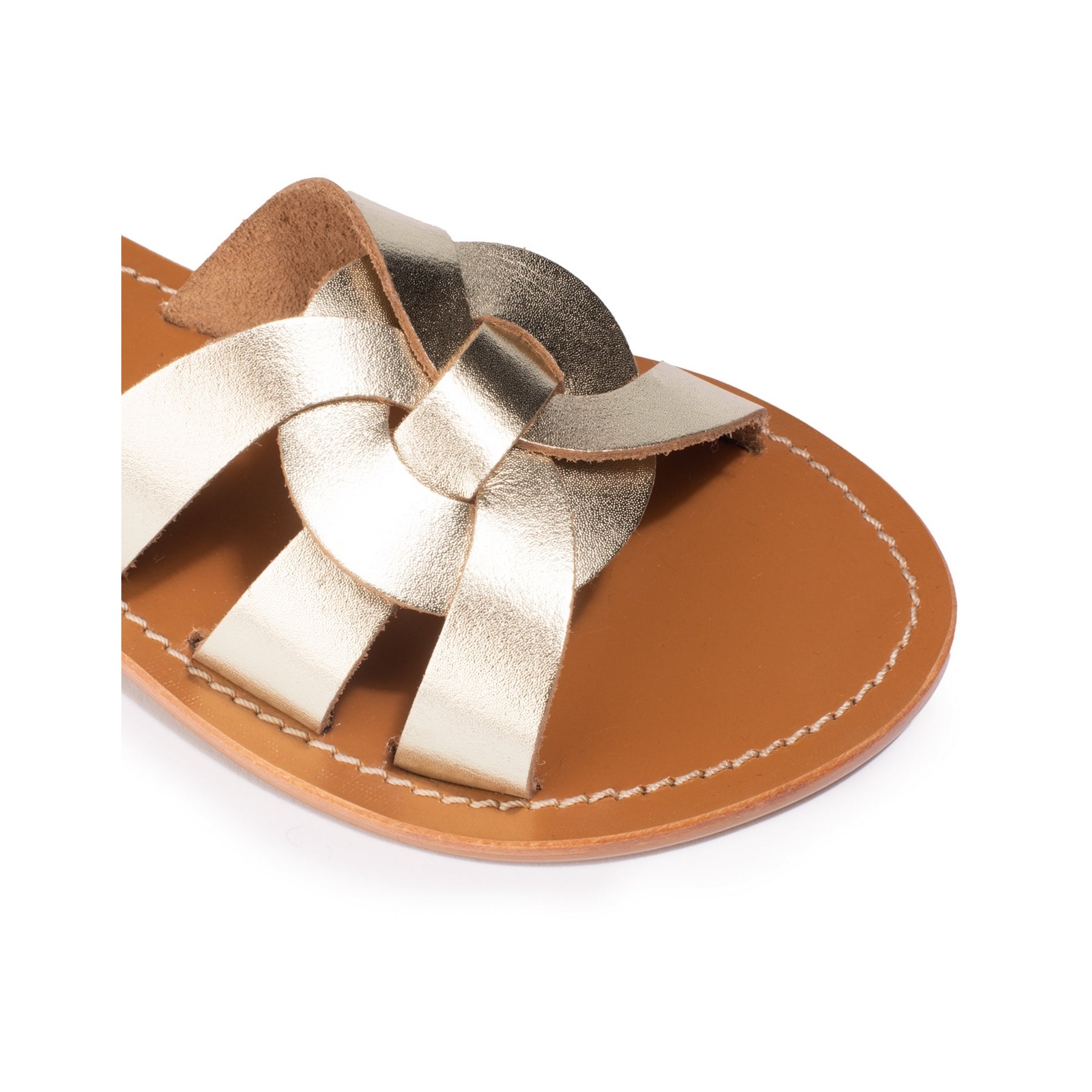 Couleur Pourpre - Calcutta Mules - Gold