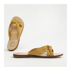 White Sun - Cassinia Mules - Yellow Suede - Women