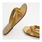 White Sun - Cassinia Mules - Yellow Suede - Women