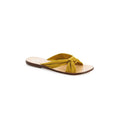 White Sun - Cassinia Mules - Yellow Suede - Women