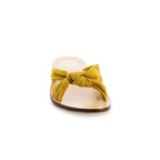 White Sun - Cassinia Mules - Yellow Suede - Women