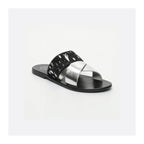 White Sun - Mules Chleo - Plateado, Negro y Pan de Plata - Mujer
