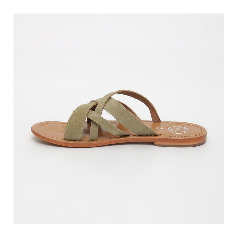 White Sun - Mules Clot - Gamuza de cabra caqui - Caqui