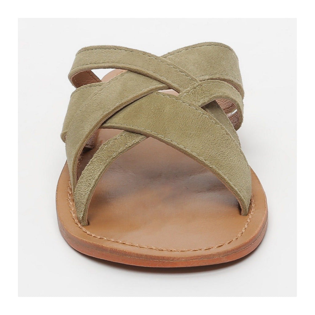 White Sun - Mules Clot - Kaki Goat Suede - Kaki