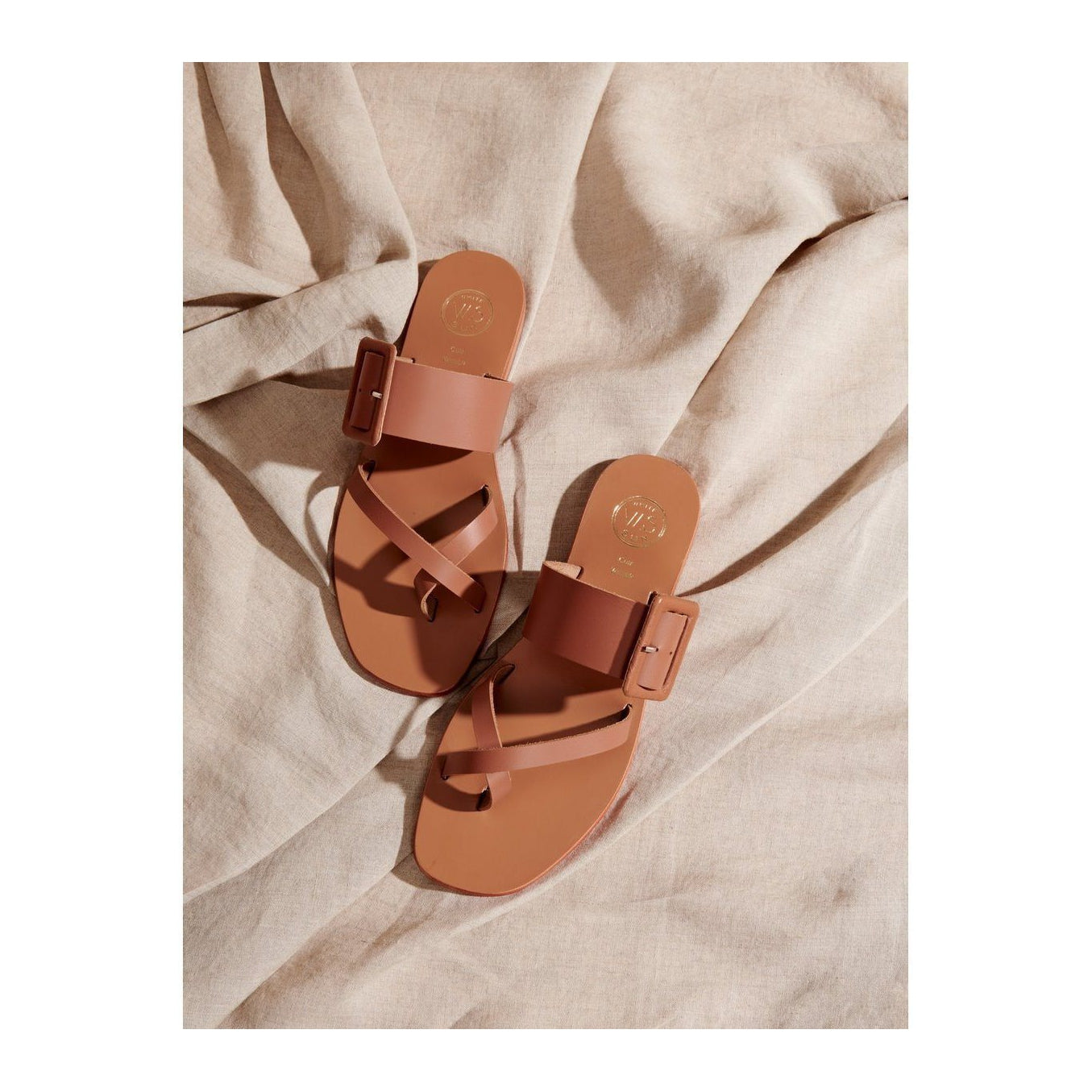 White Sun - Arshad Mules - Camel Buff - Brown