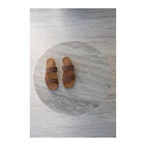 White Sun - Behnaz Essential Mules - Camel - Women