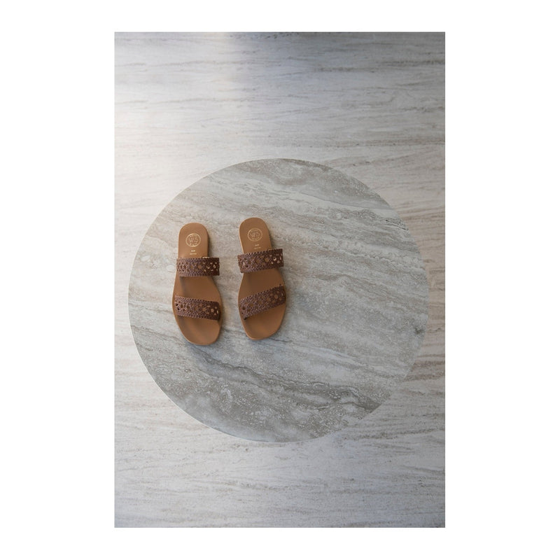 White Sun - Mules Behnaz Essential - Camel - Mujer
