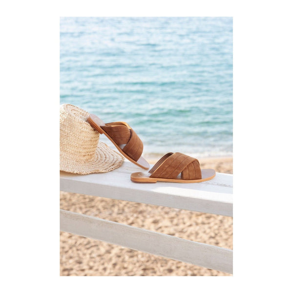 White Sun - Mules Essentielles Tru - Camel - Women