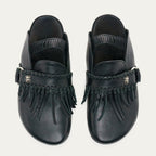 Mules Georgette Cuir Nappa Noir