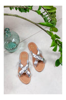 White Sun - Mules Hypolite - Plata - Mujer