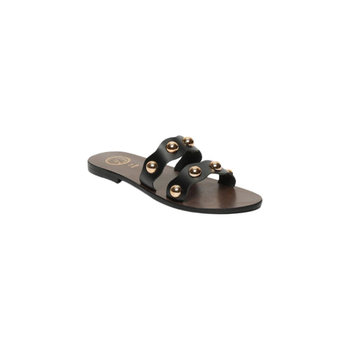 White Sun - Kanoya Mules - Black Buff - Black