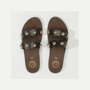 White Sun - Mules Kanoya - Black Buff - Black