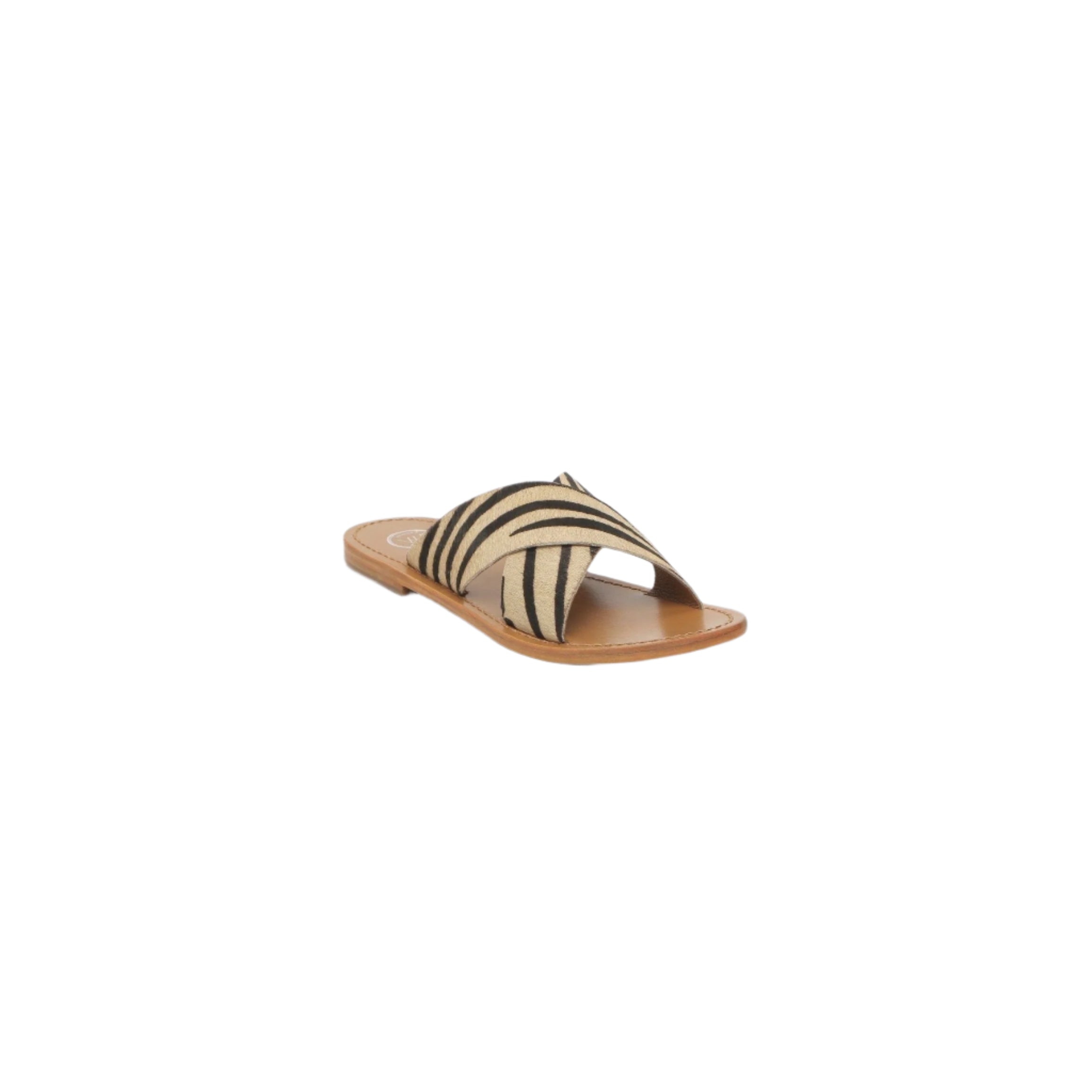 White Sun - Lanruen Mules - Zebra Pony Leather - Zebra