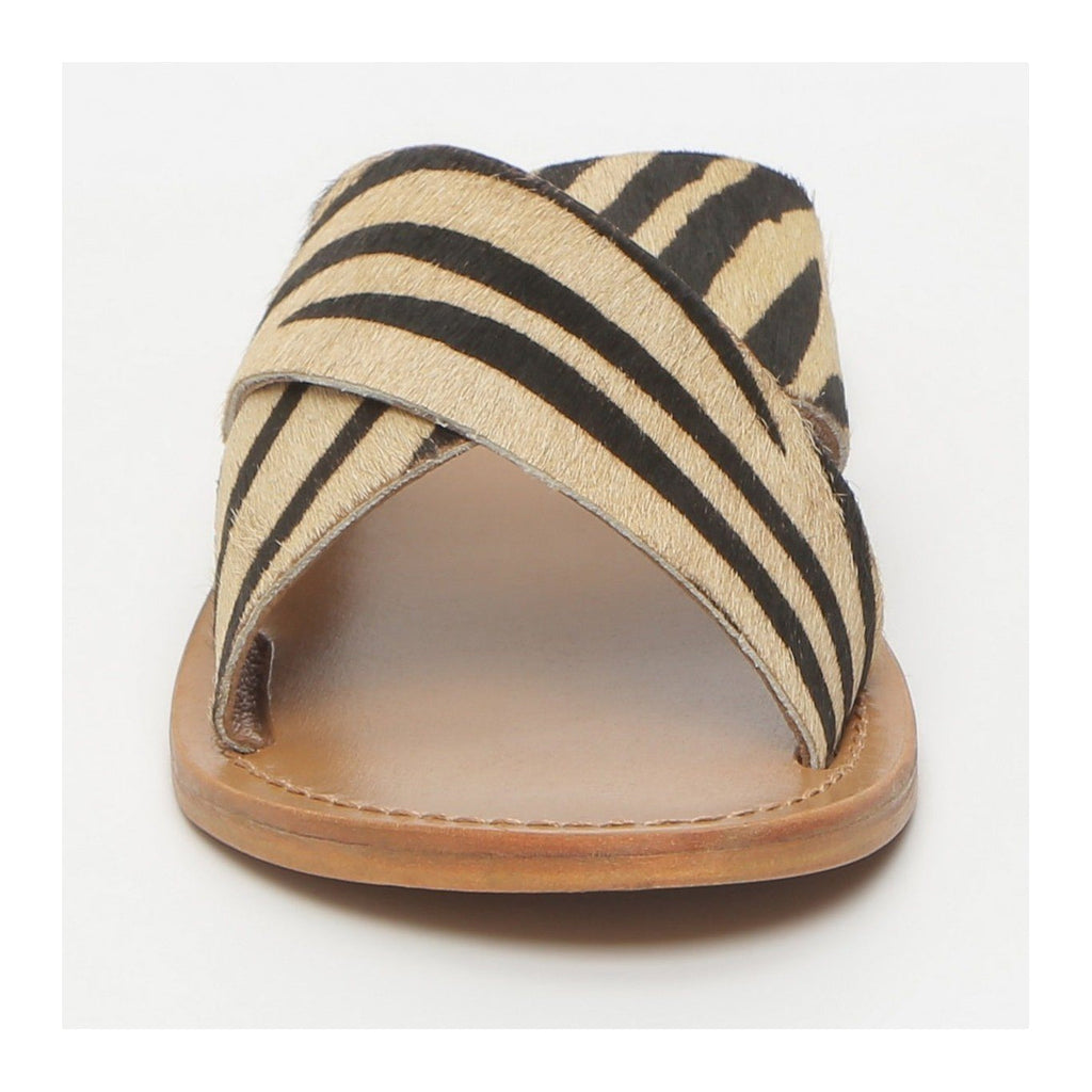 White Sun - Lanruen Mules - Zebra Pony Leather - Zebra