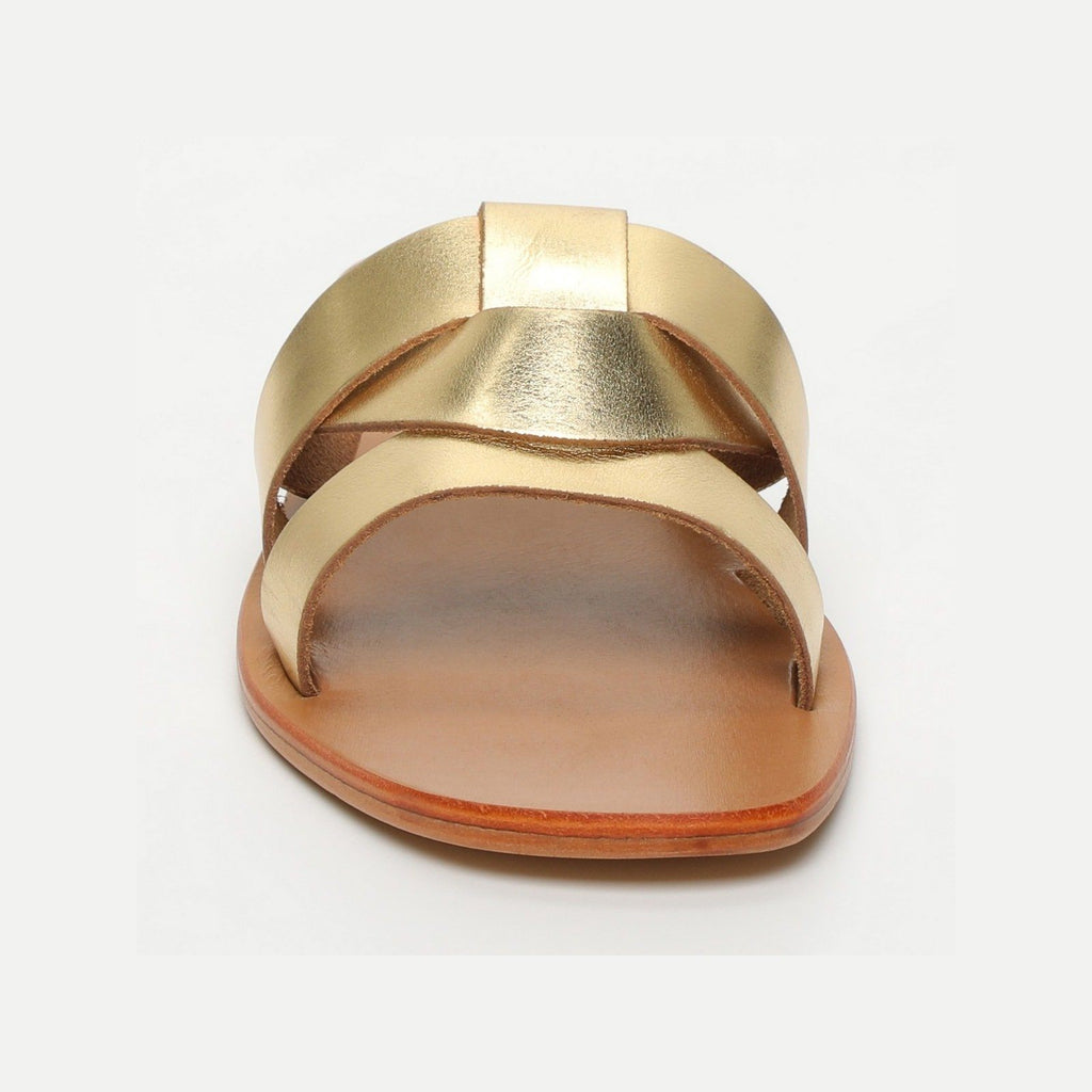 White Sun - Noham Mules - Buff Dark Gold - Gold