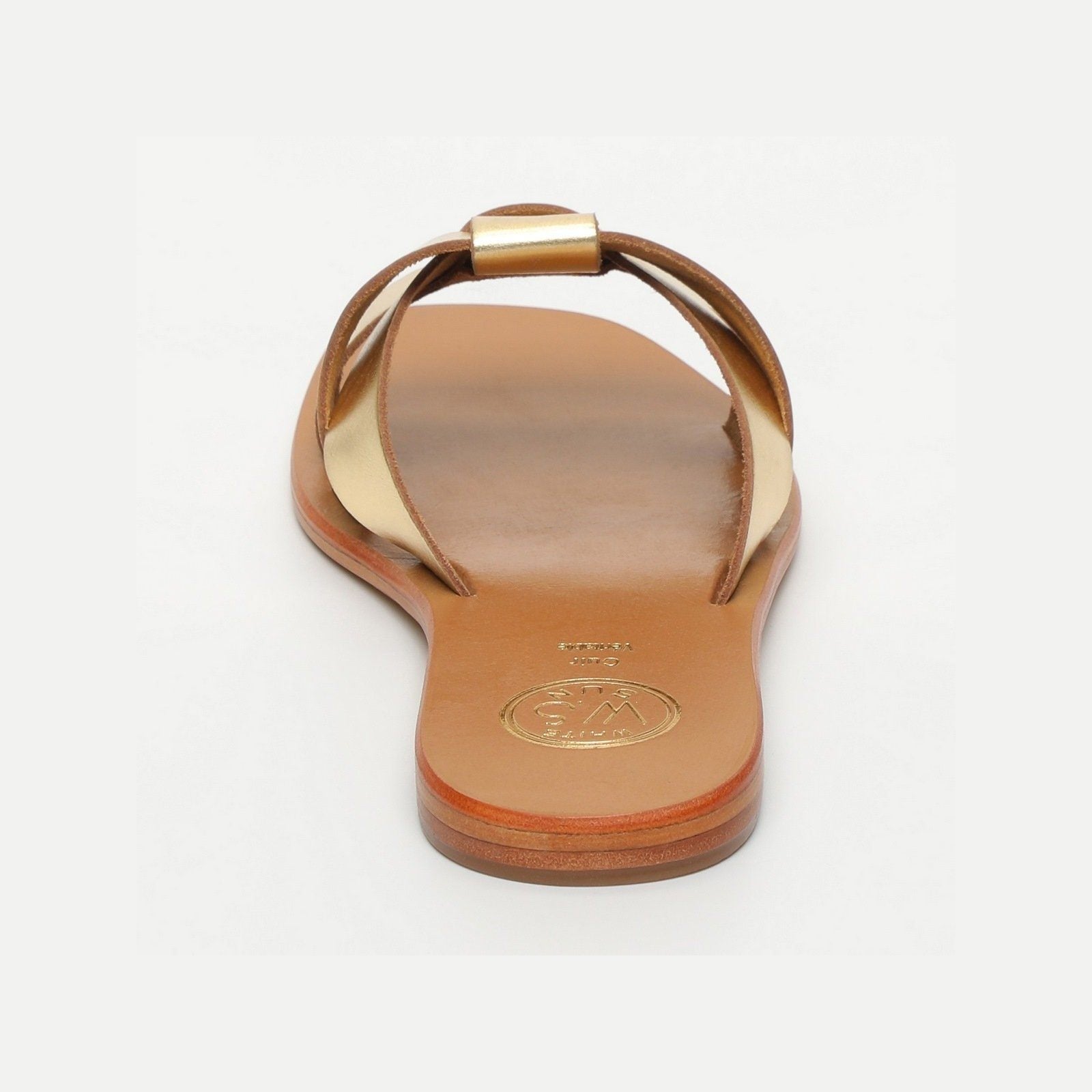 White Sun - Noham Mules - Buff Dark Gold - Gold