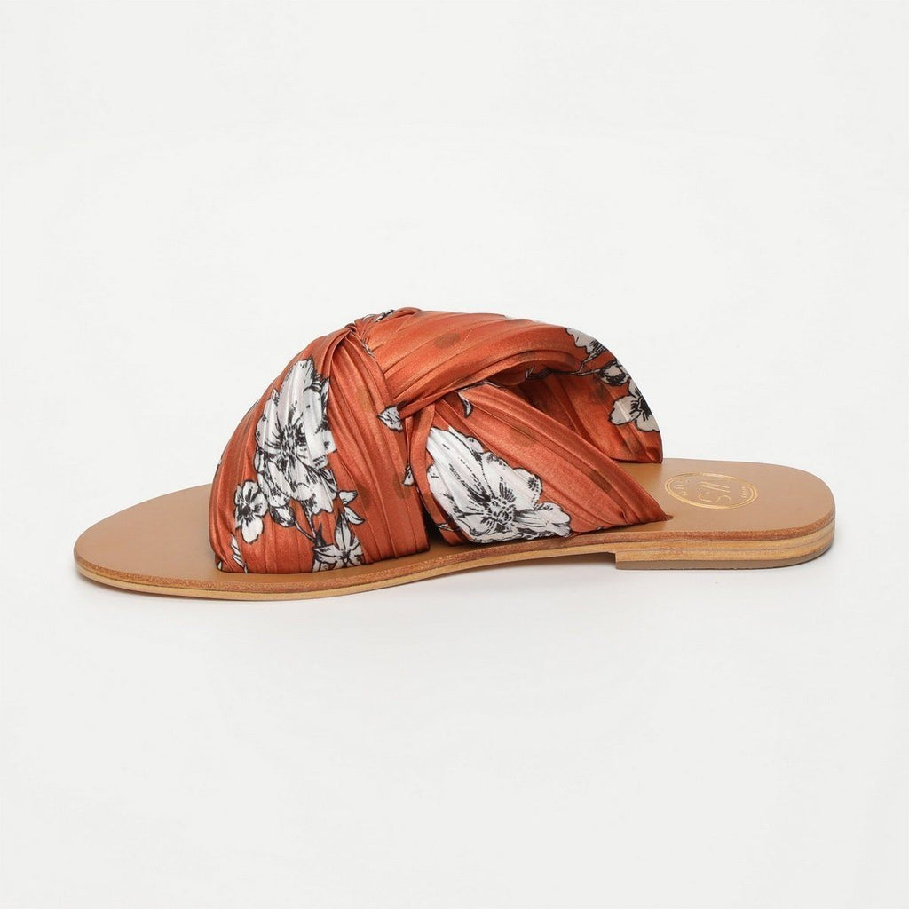 White Sun - Ounka Mules - Burgundy - Women
