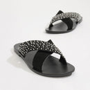 White Sun - Mules Papiro - Negro - Mujer