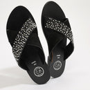 White Sun - Mules Papiro - Negro - Mujer