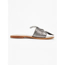 White Sun - Mules Simpatica - Napa Gris Metálico - Gris