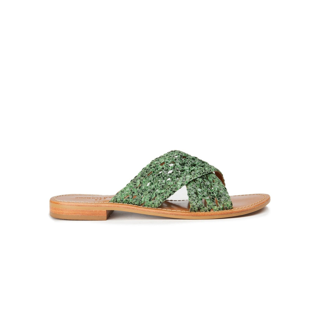 Mules Tanjore - Green Teju