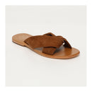 White Sun - Mules Bansari - Ante de cabra camello - Marrón