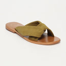 White Sun - Mules Bansari - Gamuza de cabra caqui - Caqui
