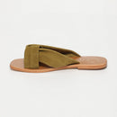 White Sun - Mules Bansari - Gamuza de cabra caqui - Caqui