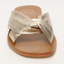 White Sun - Mules Bansari - Napa metalizada platino - Oro