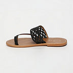 White Sun - Mules Bita de tendencia - Negro - Mujer