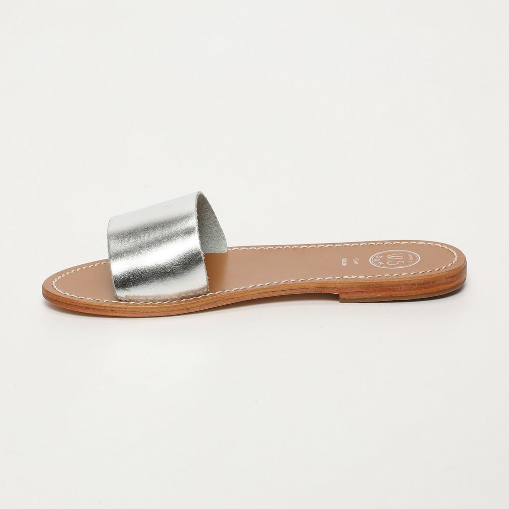 White Sun - Tasneem Trend Mules - Tan Croco - Women