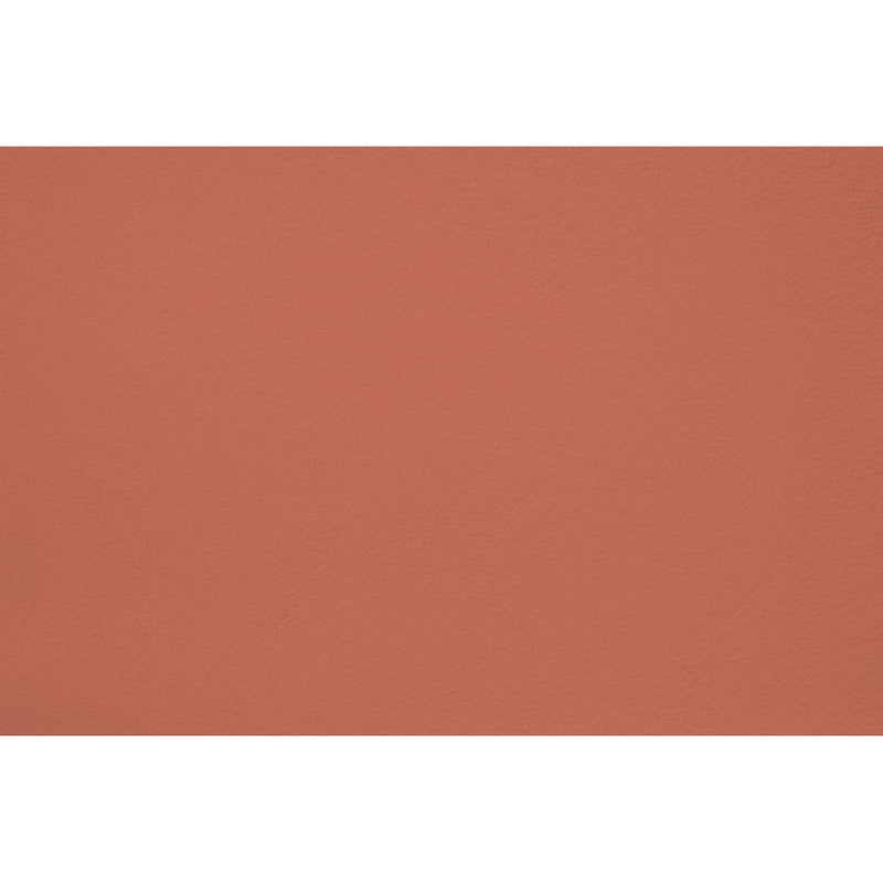 Peinture Spaghetti western appliquée sur un mur - teinte terracotta orange