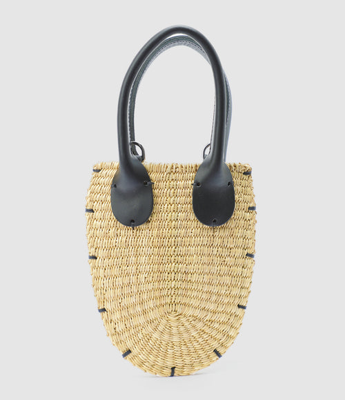 Muun - Panier Mano Naturel Noir - Femme