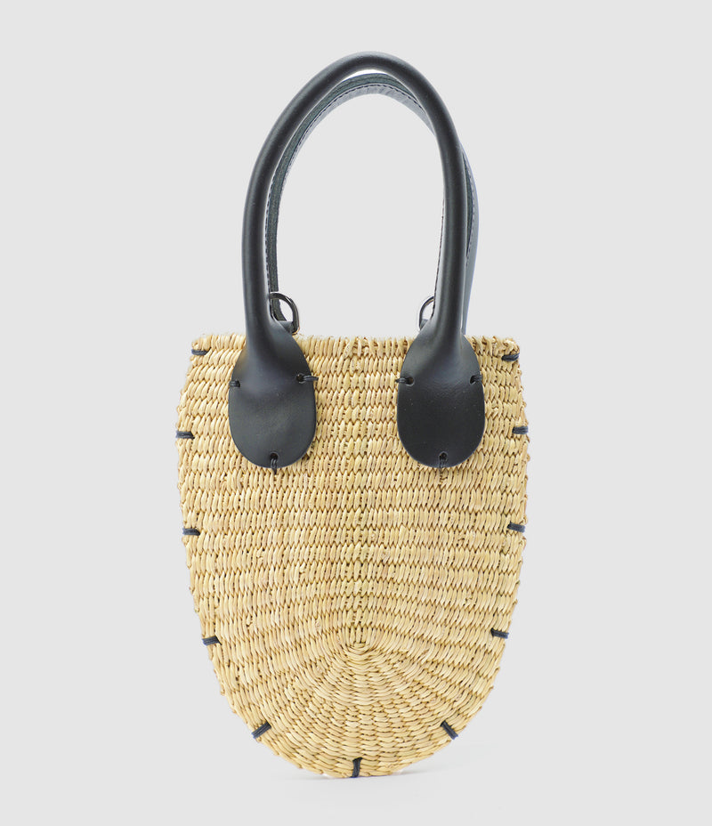 Muun - Panier Mano Naturel Noir - Femme