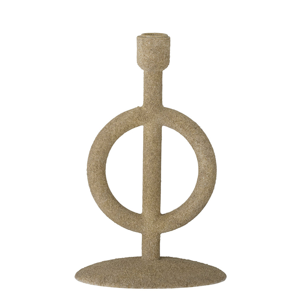 Flikka - Set of 6 Candle Holders - Natural - Polyresin