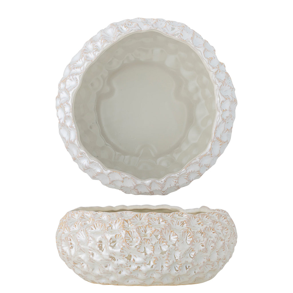 Lowen - Lot de 4 Bols - Blanc - Grès
